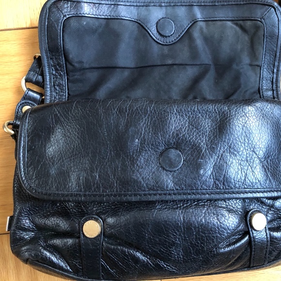 Tahari leather decorative strap shoulder bag - Picture 6 of 8